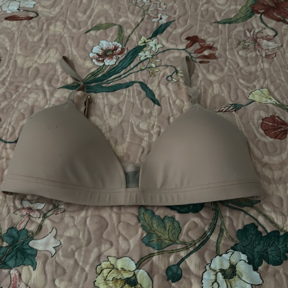 New Pepper All You Bra Mesh Size 34AA Sienna Beige Tan NWT T Shirt Bra